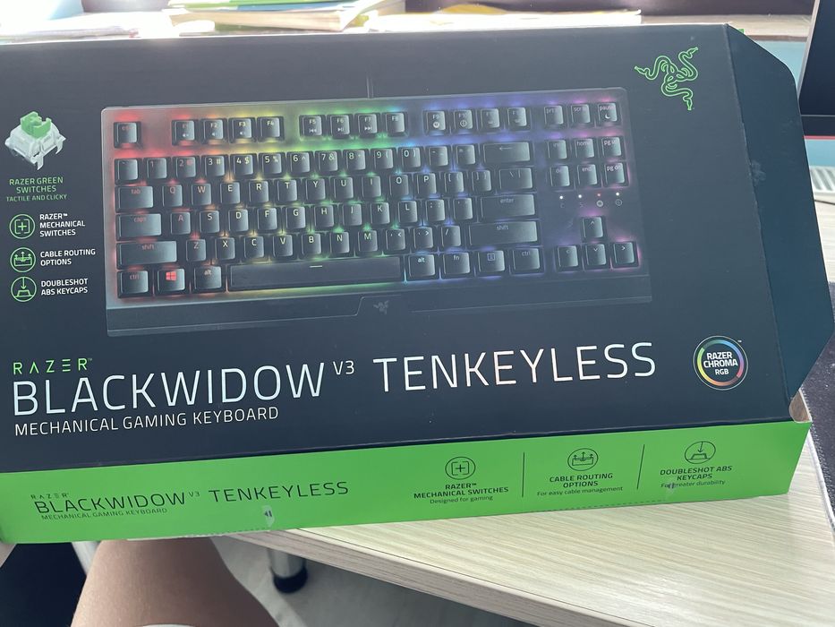 Механична клавиатура Razer Blackwidow v3 tenkeyless