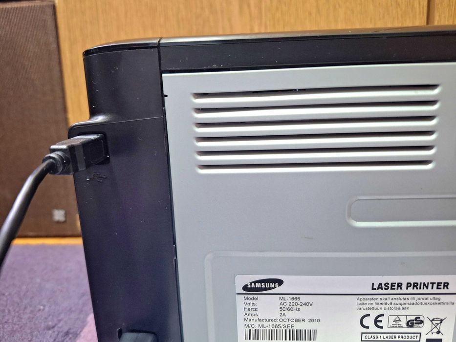 Imprimanta Samsung ML- 1665 monochrome laser printer toner nou 1500