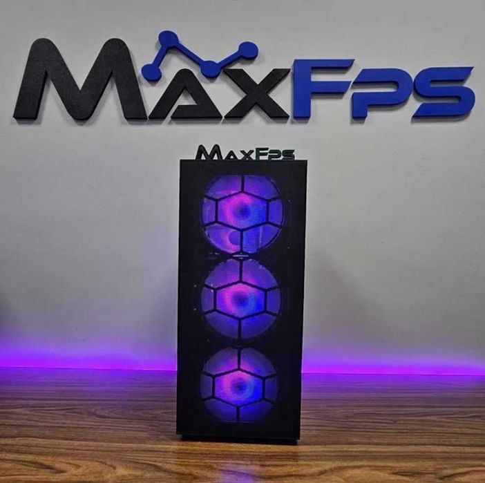 Компютър За Игри! RTX 5060, AMD Ryzen 5 5600, SSD 1ТВ, 16 RAM