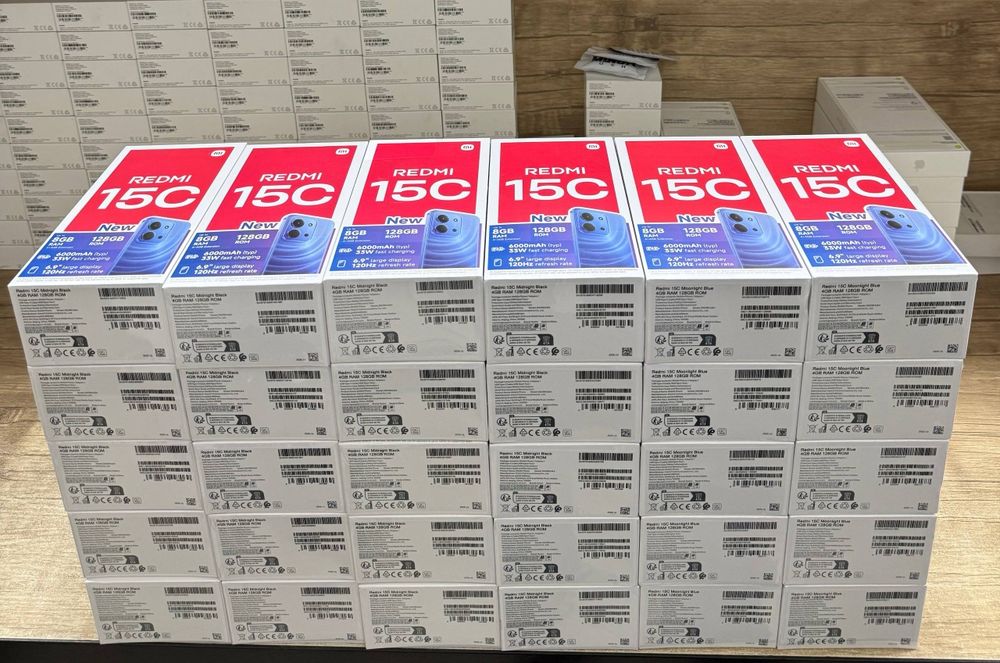 Новый Redmi 15  c  Global  +1Год Гарантия +IMEI готово +Доставка