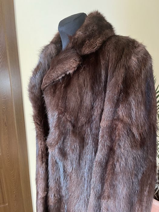 Haina de blana naturala de nurca vizon impecabila