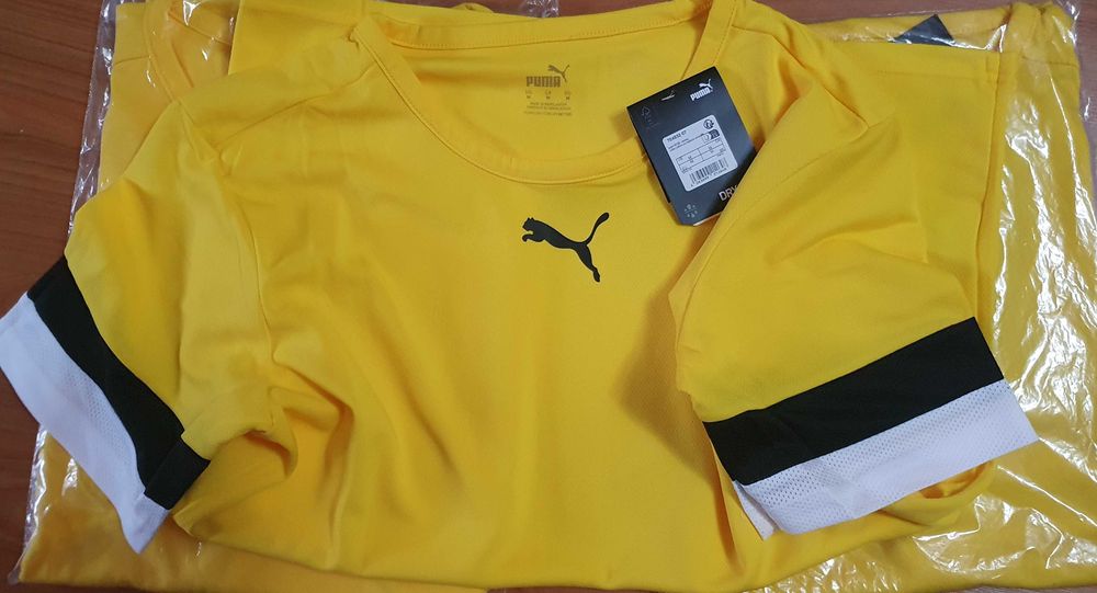 Tricouri Puma TeamRISE Jersey 70493207 Barbati, Galbene, M, L si XL