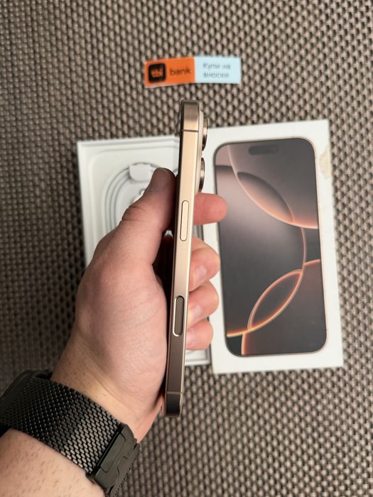 КАТО НОВ!*ЛИЗИНГ* iPhone 16 Pro 128Gb Desert Titanium / ГАРАНЦИЯ