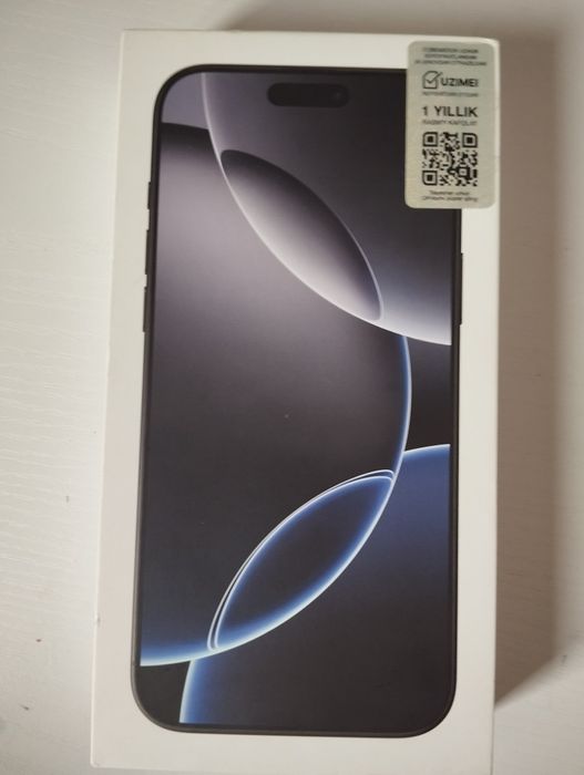 iPhone 16 pro max qora rang 256