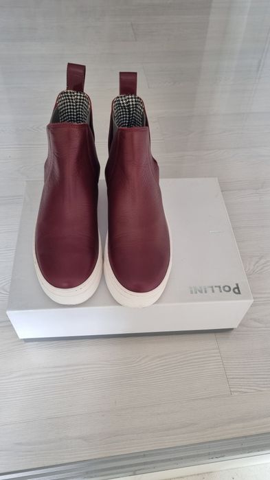 Ghete dama din piele Pollini