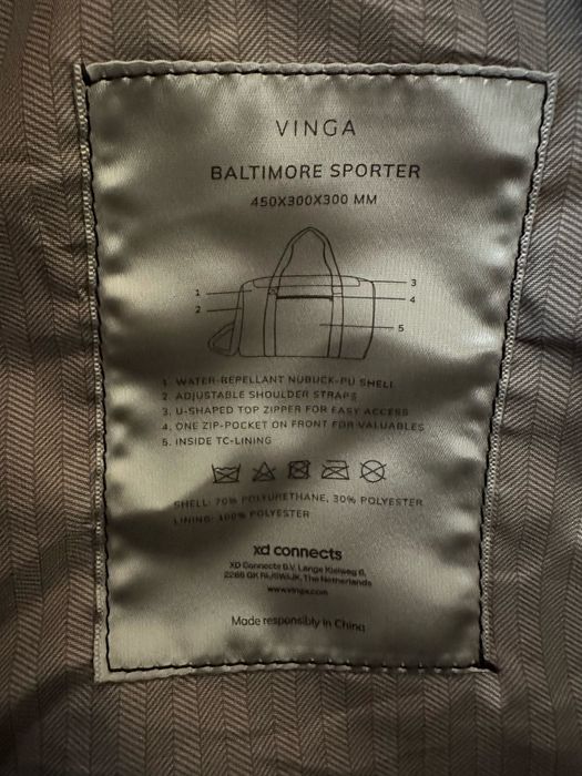 Geantă sport Vinga Baltimore Sporter personalizată Dove FIFA, nouă, nefolosită