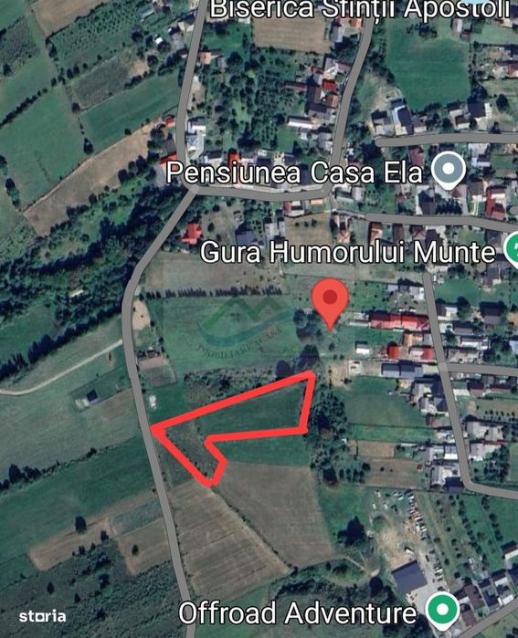 Teren extravilan 3000 mp de vânzare