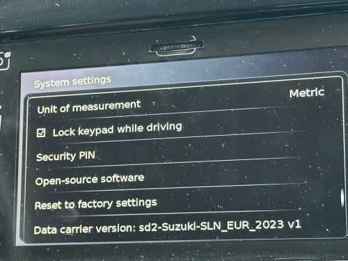 SD Card navigație Original SUZUKI Vitara Swift Ignis SX4 S-Cross