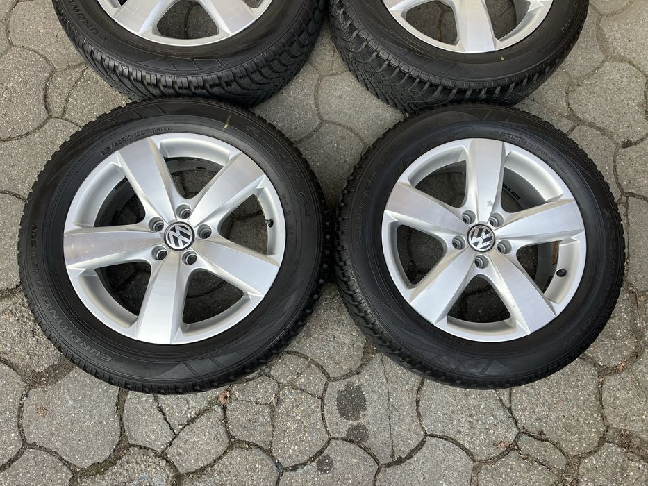 Jante 5x112mm, anvelope iarna 215/60 R17 VW Tiguan Audi Q3 Seat Skoda