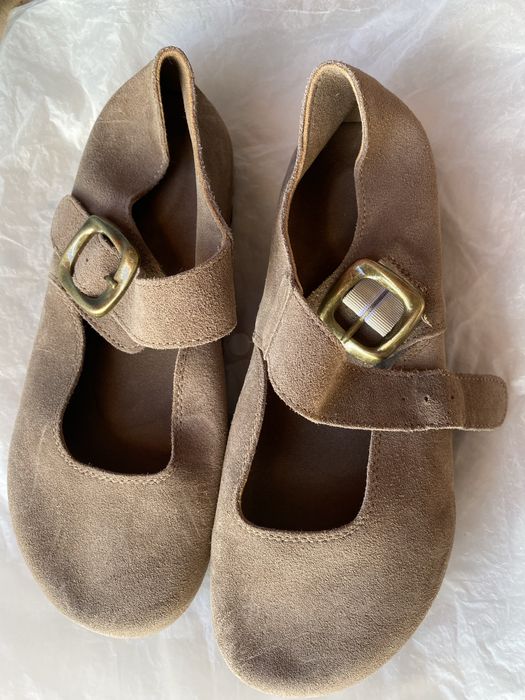 Балетки замшевые новые