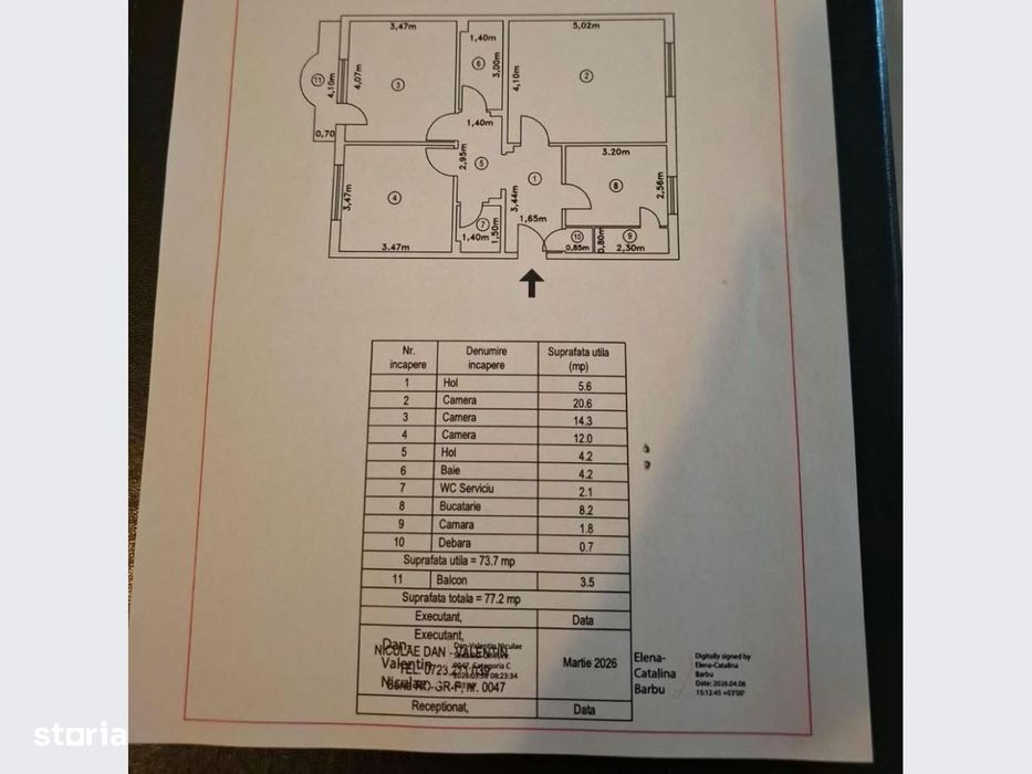 Apartament 3 camere | 13 septembrie | bloc reabilitat