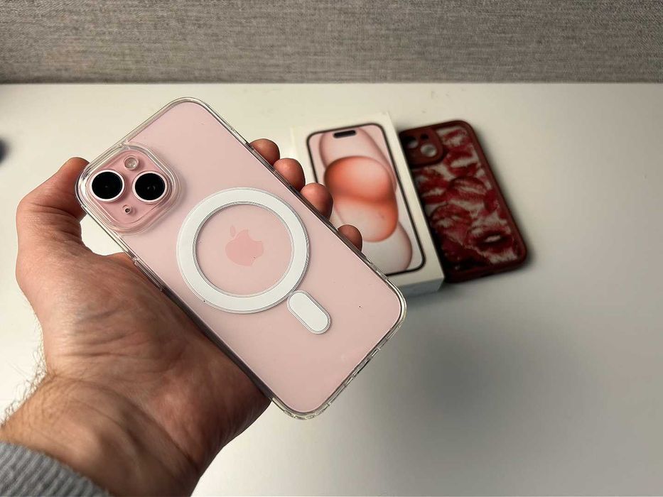 iPhone 15 Pink 128 Gb stare foarte buna