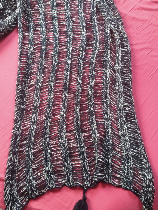 Шал дамски черен