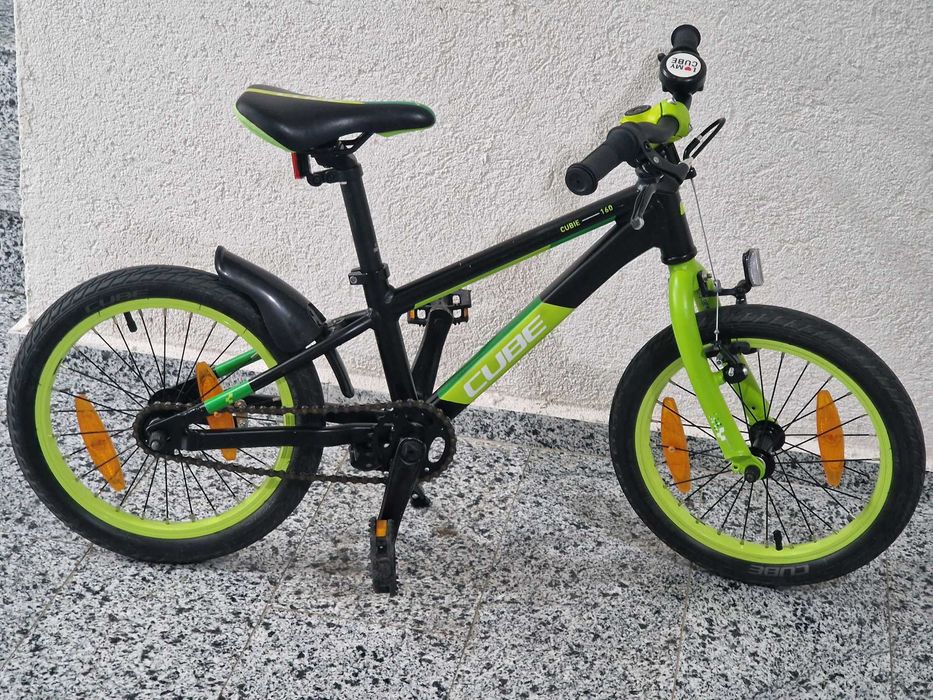 BICICLETA Copii CUBE CUBIE 160 Black Green Roti 16"