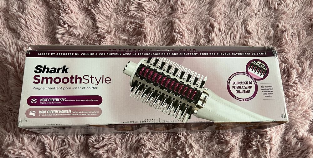 Perie cu aer cald SmoothStyle HT202EU Shark - dispozitiv 2 în 1