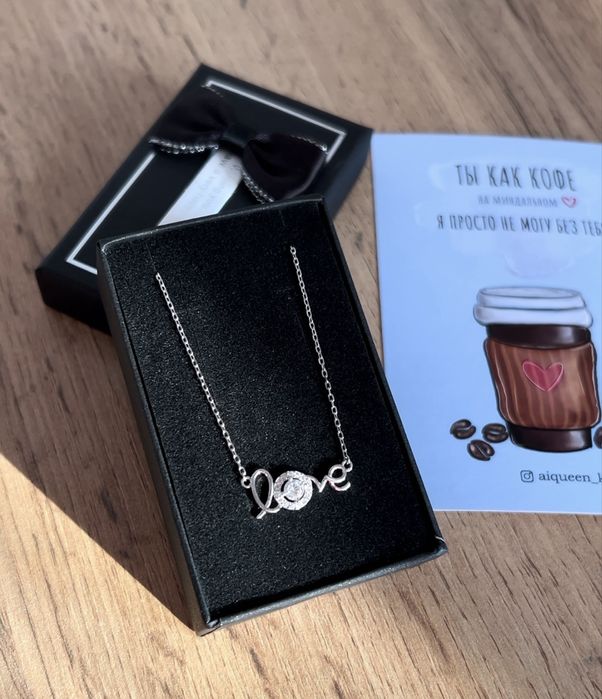 Серебряные украшения 925 Колье Цепочки Серьги Кольцо Подарки Астана