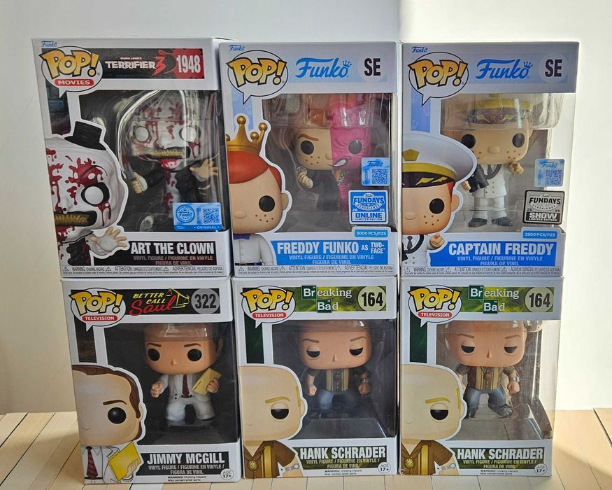 Funko Pop Breaking Bad, Better Call Saul, LOTR и др.