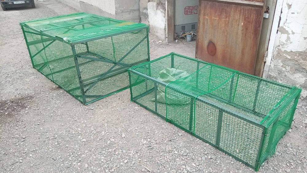 Клетки для цыплят из угольника