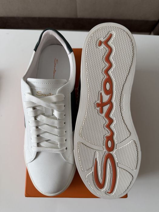 Santoni ‘White/Green’
