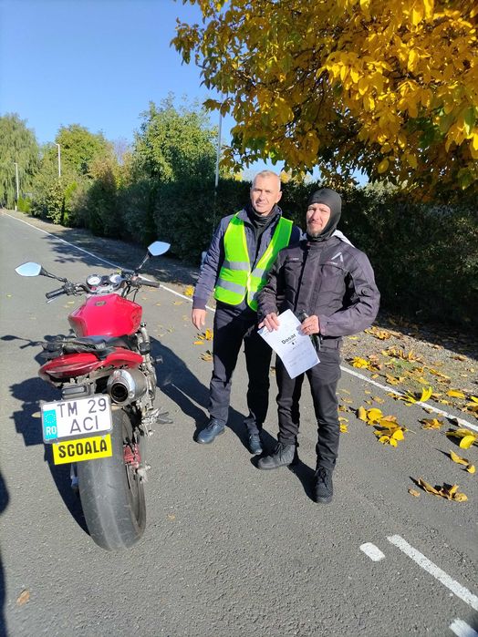 Școala Moto cat A, A2 și A1