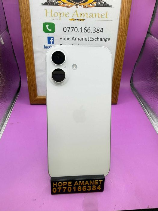 HOPE AMANET P2-Iphone 17 alb 256 GB/100% BAT 64 cicl