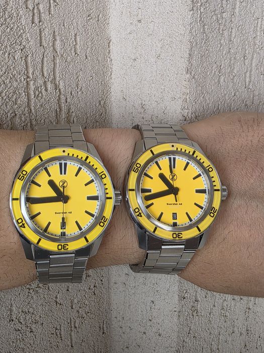 Zelos Swordfish 42mm SS Ember Orange