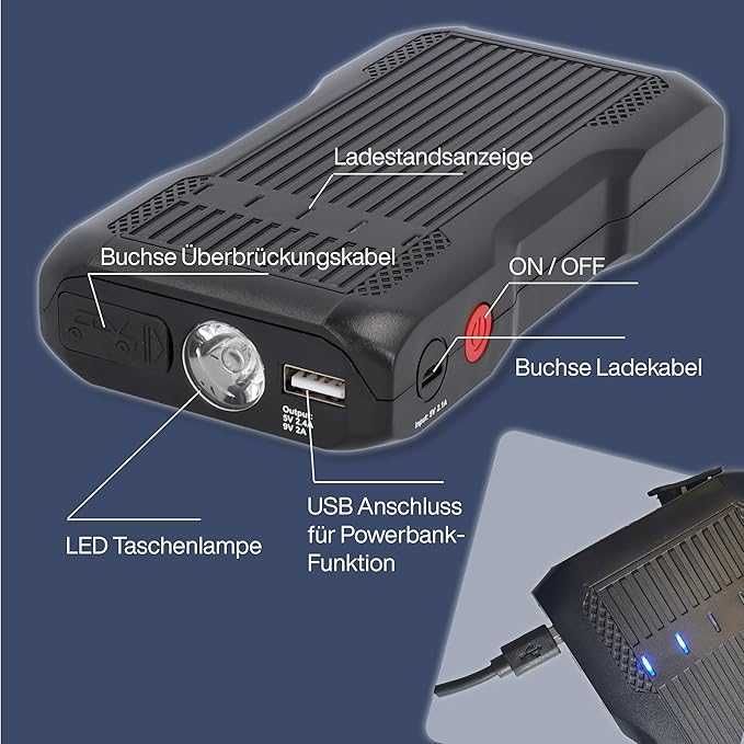 Стартерно устройство за акумулатори батерия CARTREND Jumpstarter