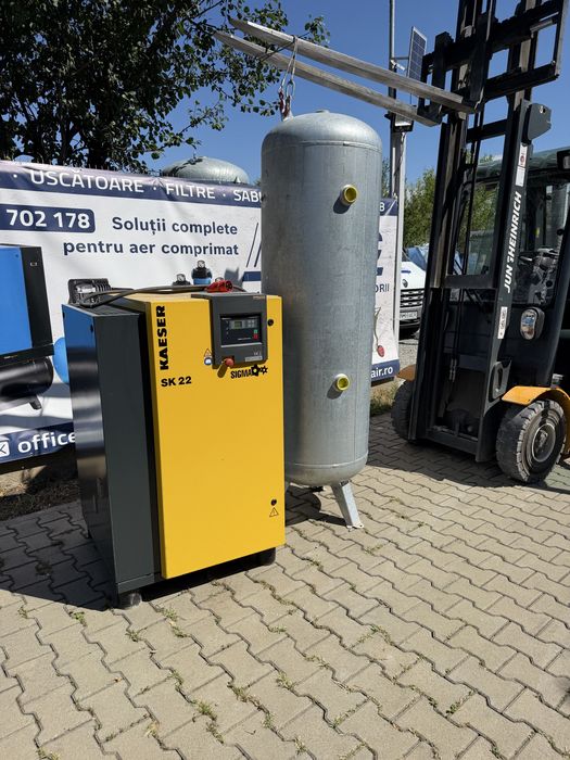 Compresor pe surub 15bar Kaeser SK 22 / 11kw  / Ca NOU