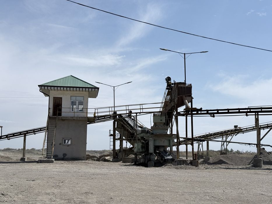 Шофирконда дробилка завод сотилади (шағал завод)