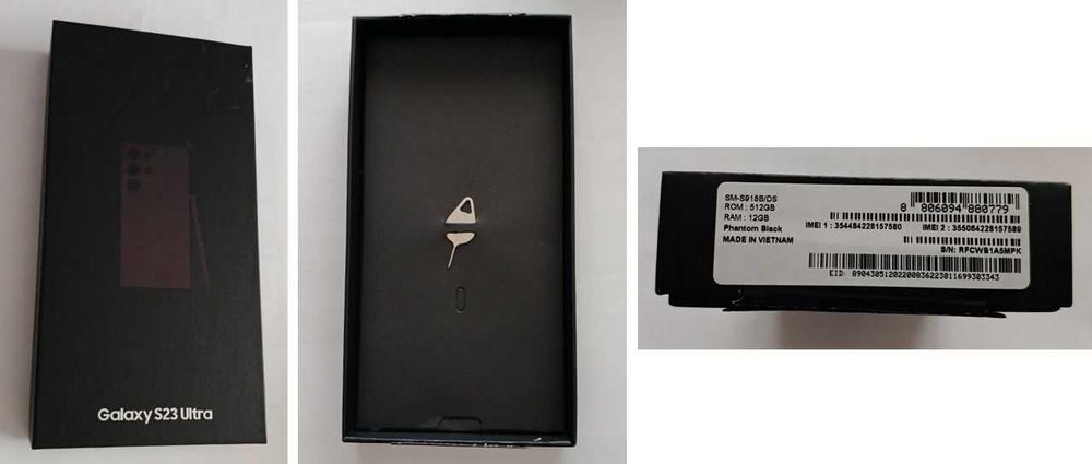 Samsung Galaxy S23 Ultra - RAM 12GB, ROM - 512 GB + accesorii