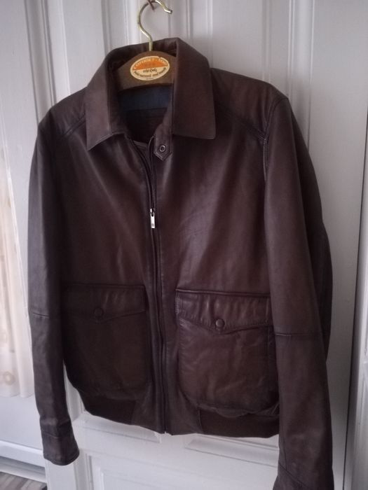 Geaca Massimo Dutti piele bărbați M