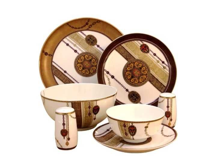Сервиз «Цветущая степь», фарфор, 6 персон