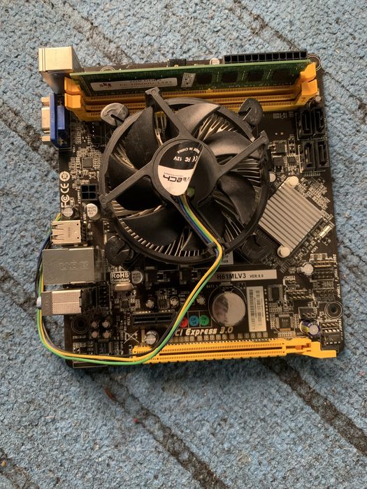 Ona plata h61 + protsessor intel pentium g2030