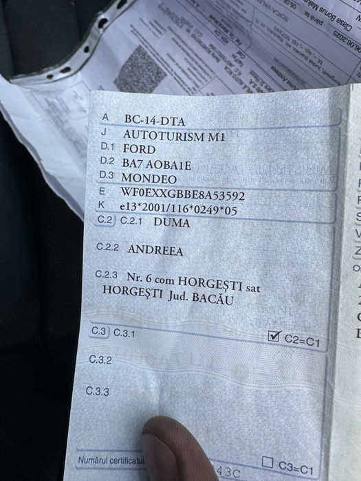 Motor Ford mondeo MK4 2.0 benzina an 2008 cutie viteze Ford mondeo MK4 2.0 benzina AOBA ambreiaj