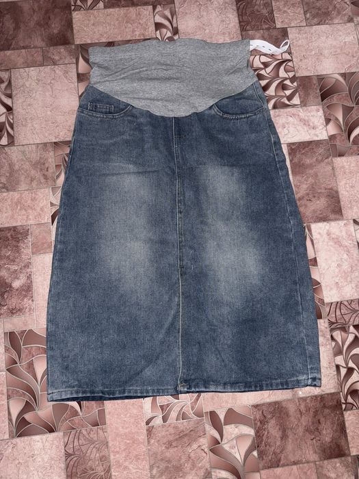 Юбка джинсы для беременных