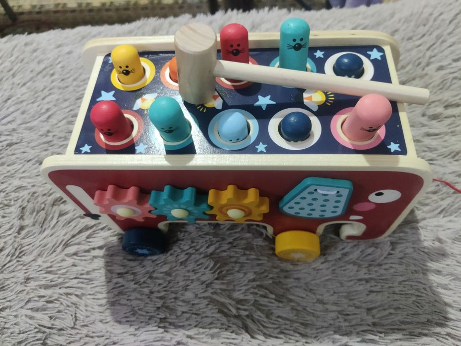 Игрушка Автобус стучалка 4 в 1