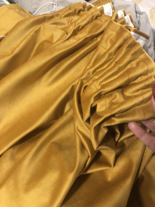 Draperie catifea mustar 5m