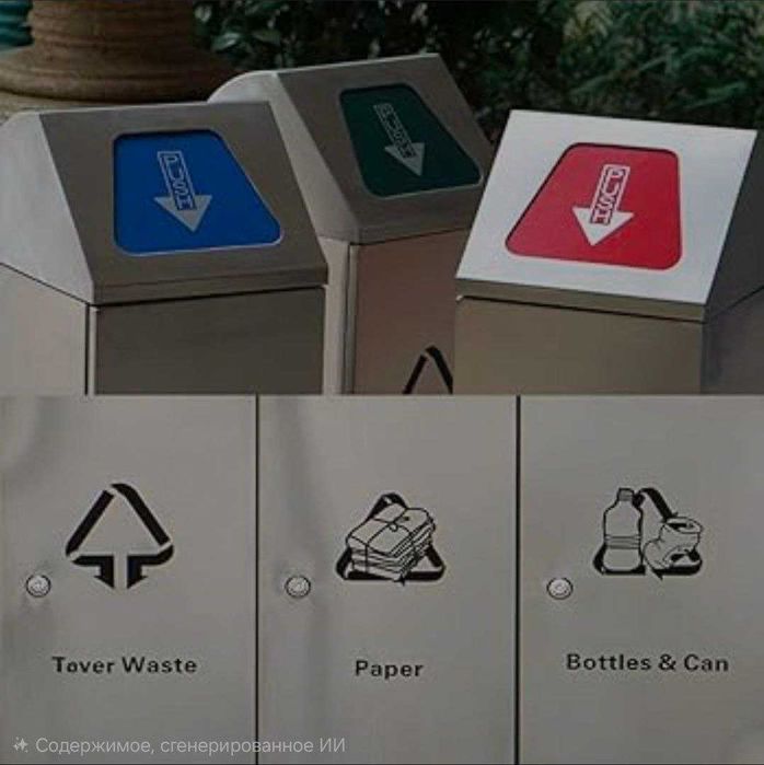 Урна цилиндр нержавейка 201 уличная офисная новая