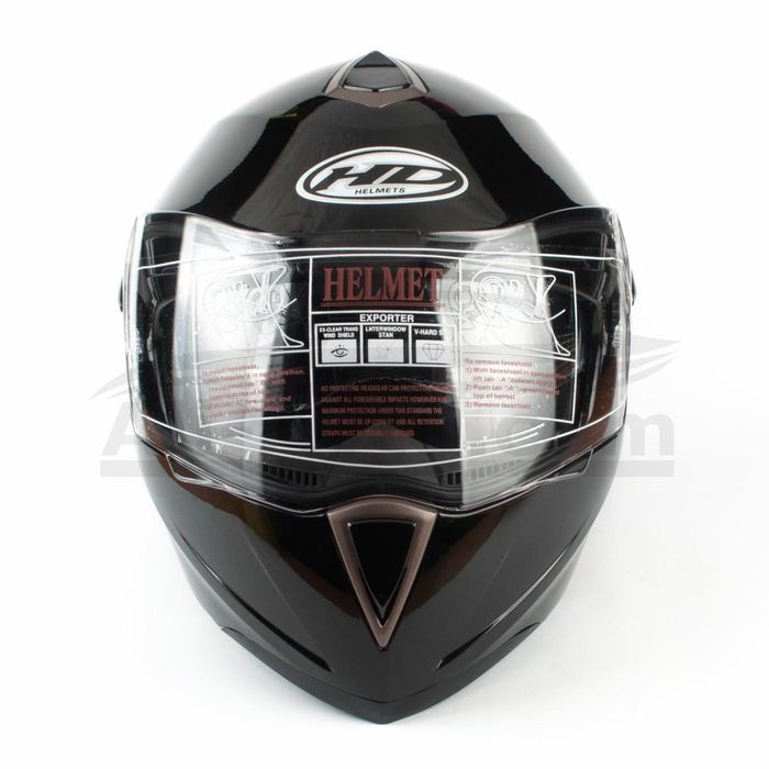 Модуларна каска hd a16 black + вградени тъмни очила