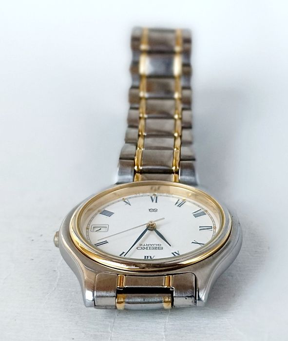 Мъжки винтидж кварцов спортен часовник Seiko 7N42-7011