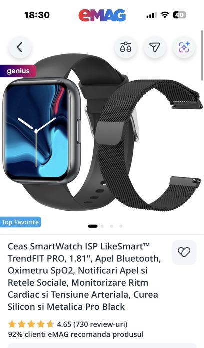 Ceas Smart functii cardio