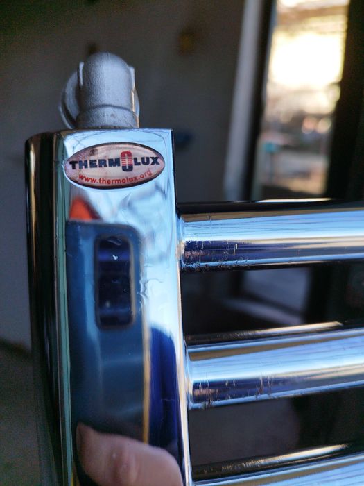 Лира за баня стоманена хром