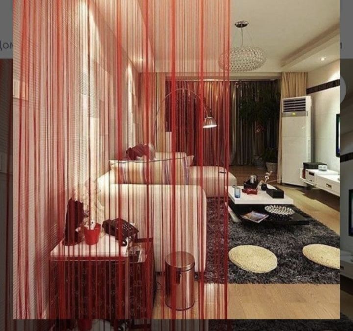 Нитяные шторы ( кисея)