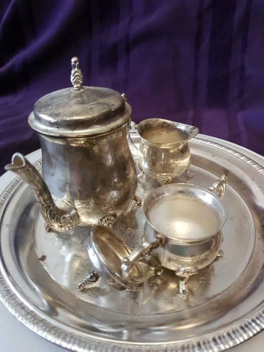 Сервиз за Кафе или Чай Антика Посребрен