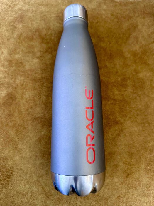 Termos inox – design modern, culoare argintiu mat