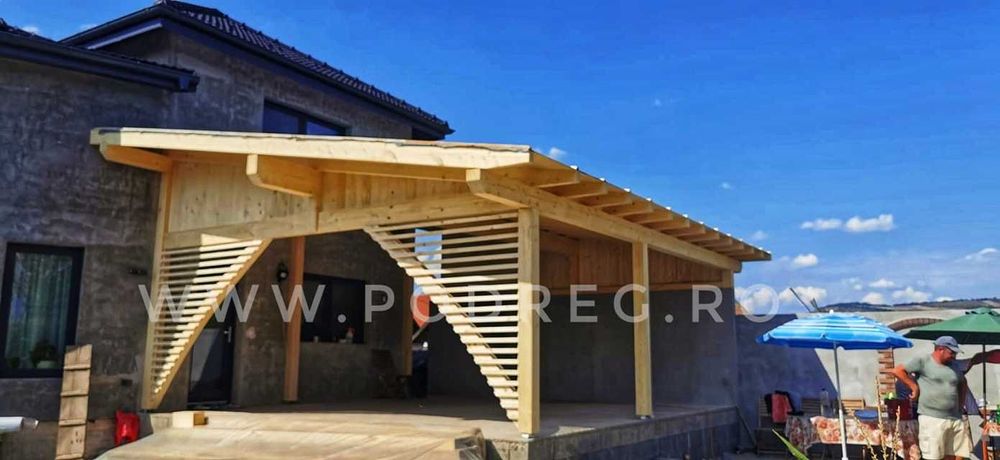 Foișoare, terase, terasa, pergole, hinti, carport, magazii din lemn