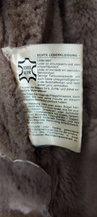 Cojoc barbatesc piele naturala, Germania, marime 52