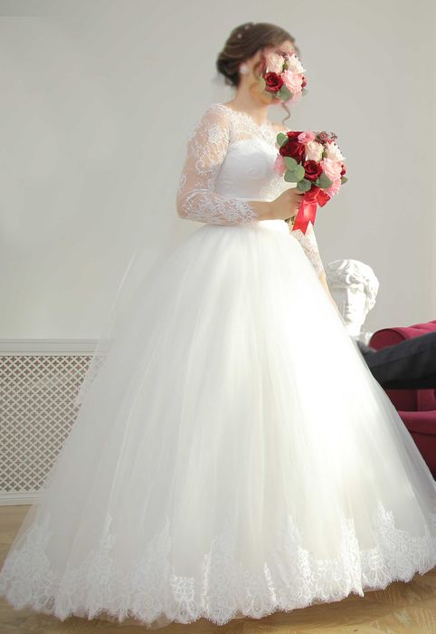 Свадебное платье 42-46 размер