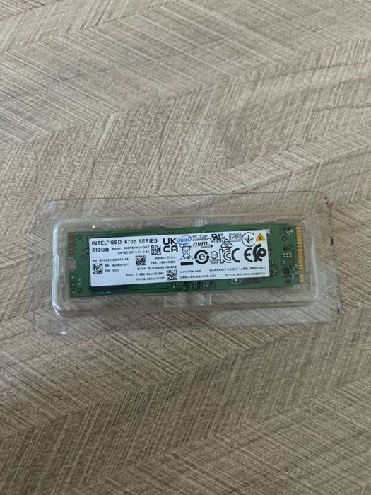 SSD M2 INTEL 670p siries 512 gb