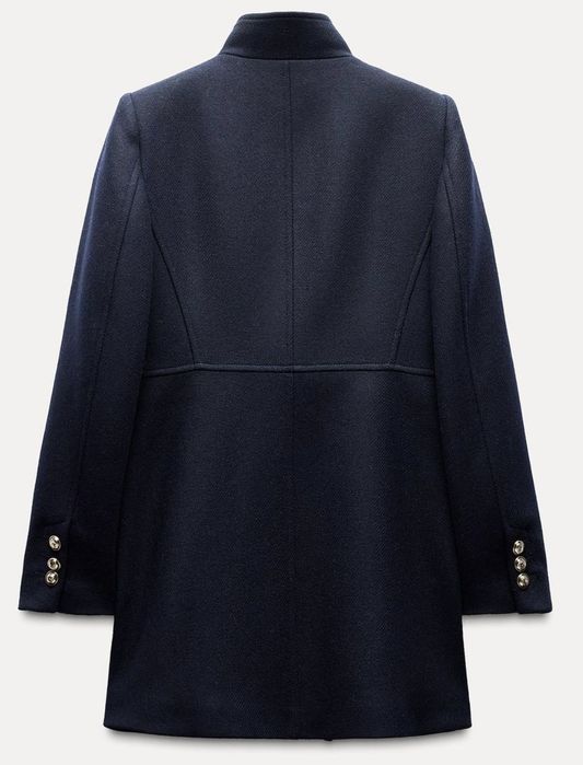 Palton Zara petrecut cu lână